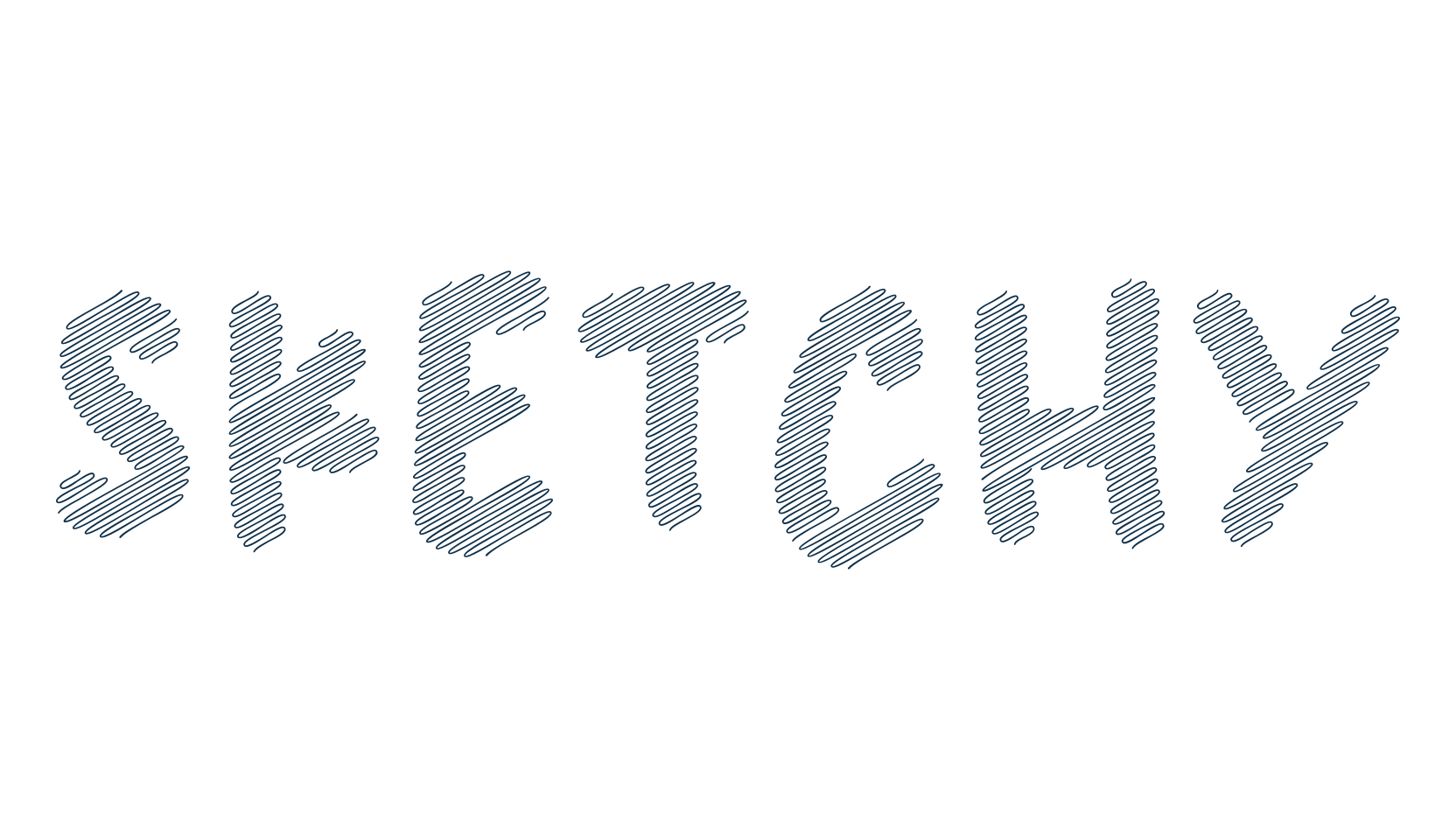 Sketchy (sketchy-6), display market font preview