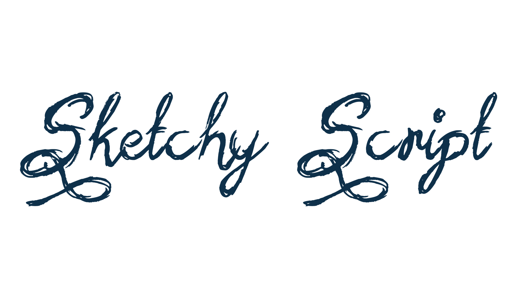 Sketchy Script, script trash fancy decorative calligraphy font preview