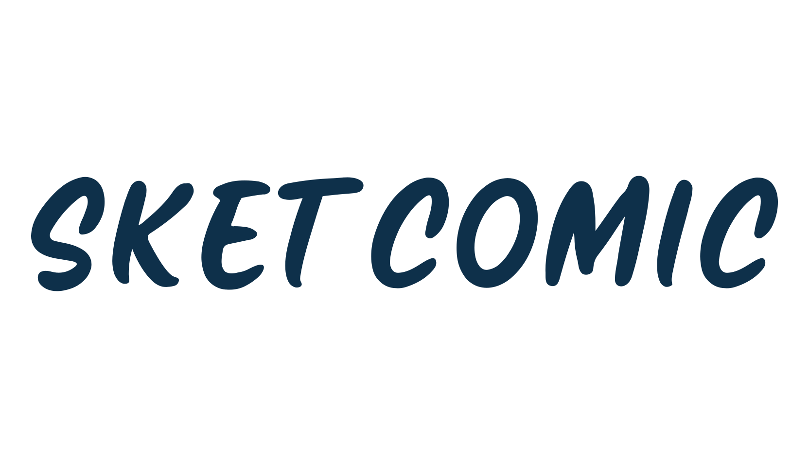 Sketcomic, cartoon font preview