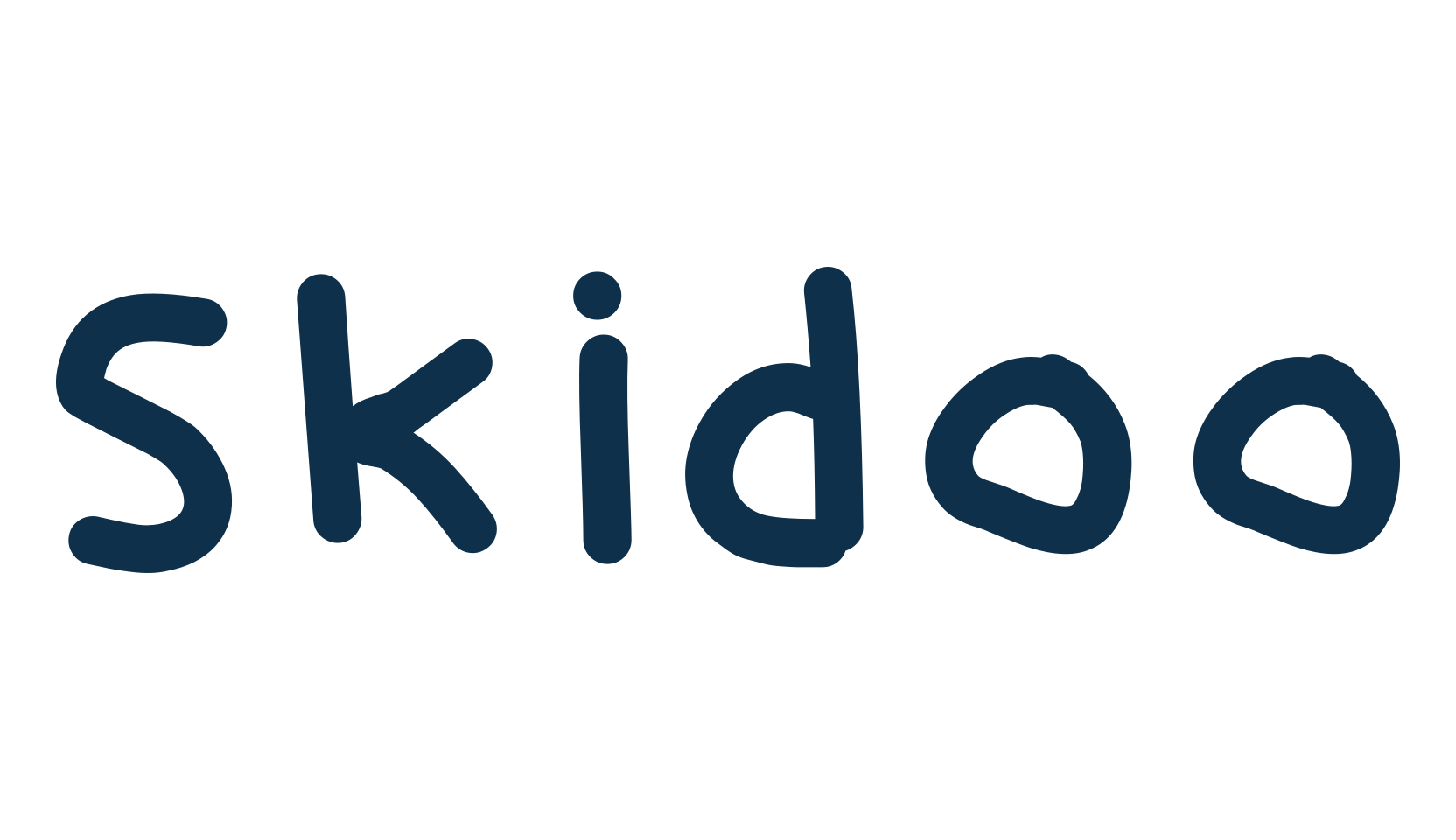 Skidoo, handwriting font preview