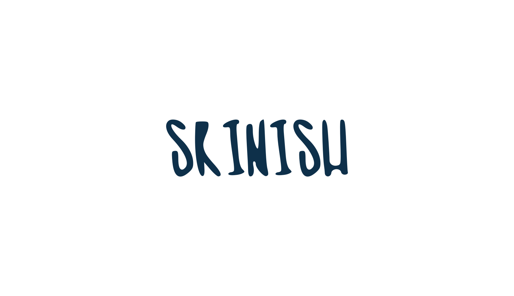 Skinish, script handwritten fancy decorative calligraphy font preview