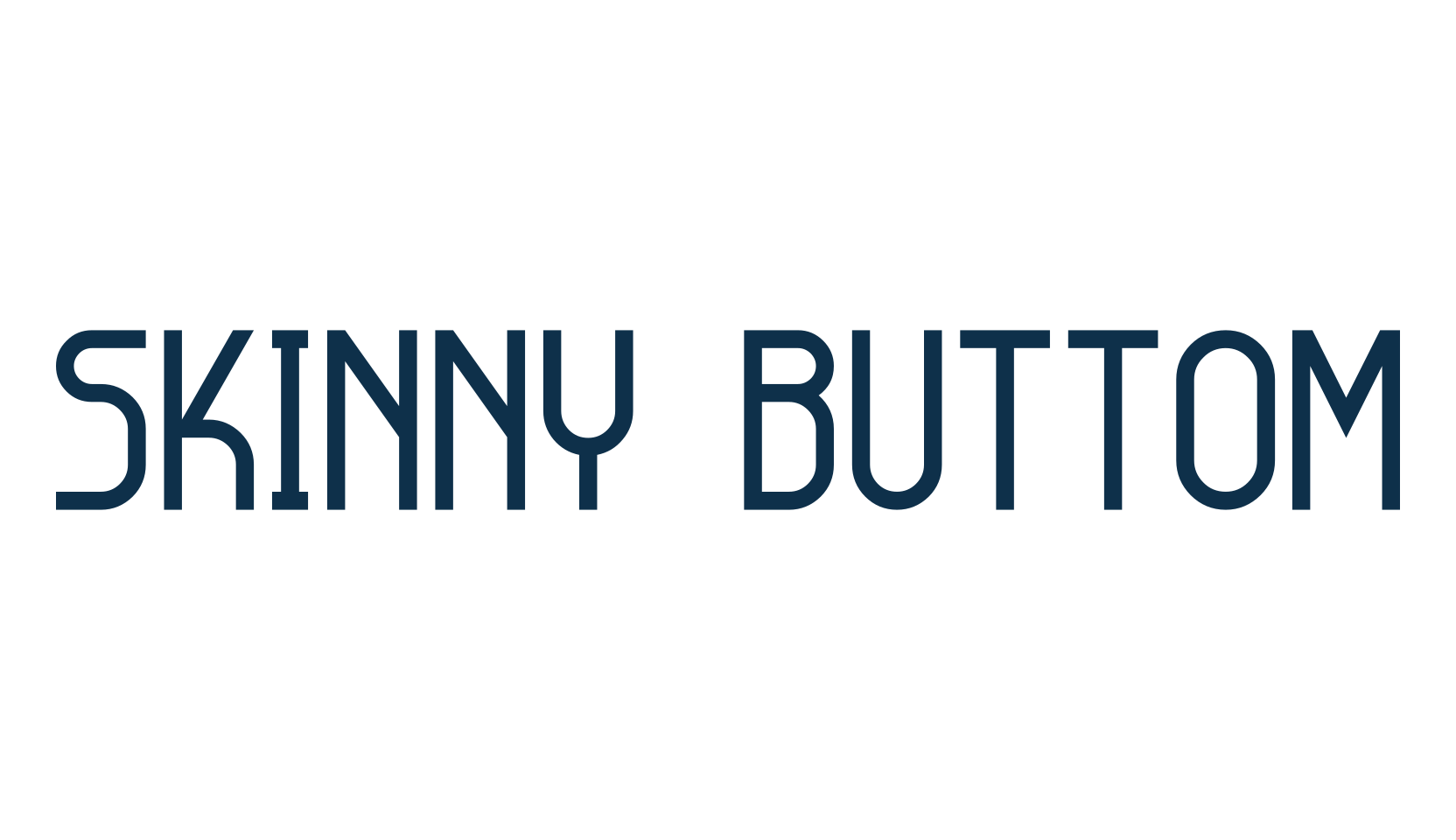 Skinny Buttom, fancy retro decorative font preview