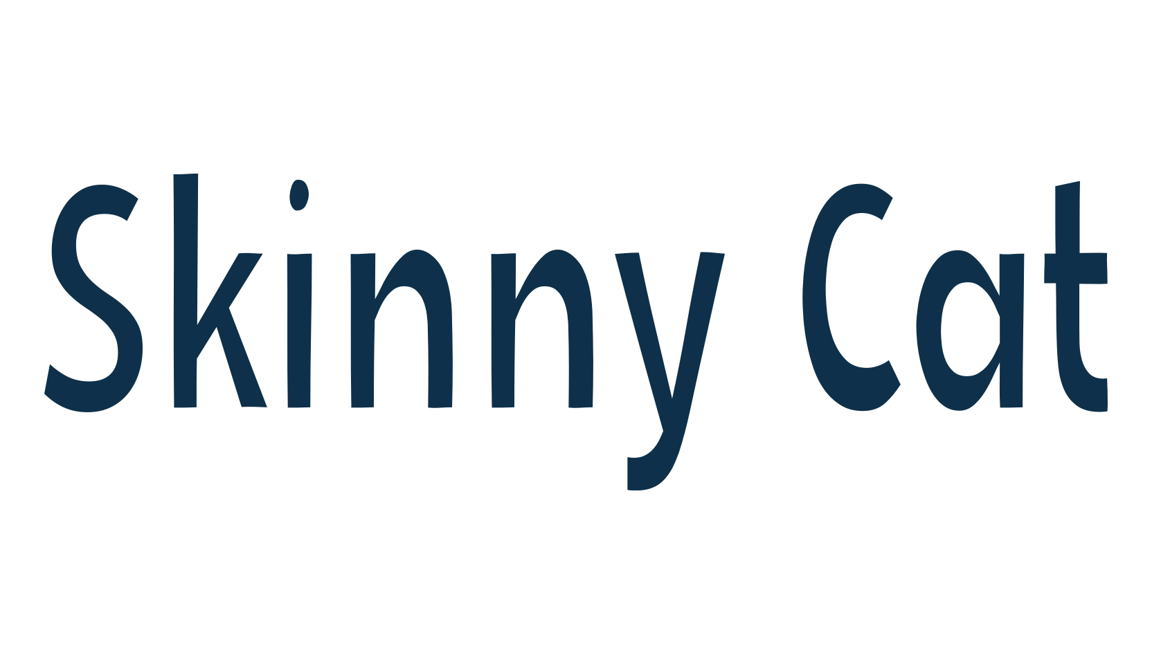 Skinny Cat, fancy various basic font preview