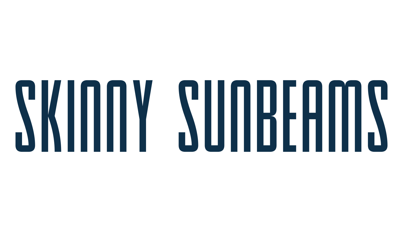 Skinny Sunbeams, sans serif font preview
