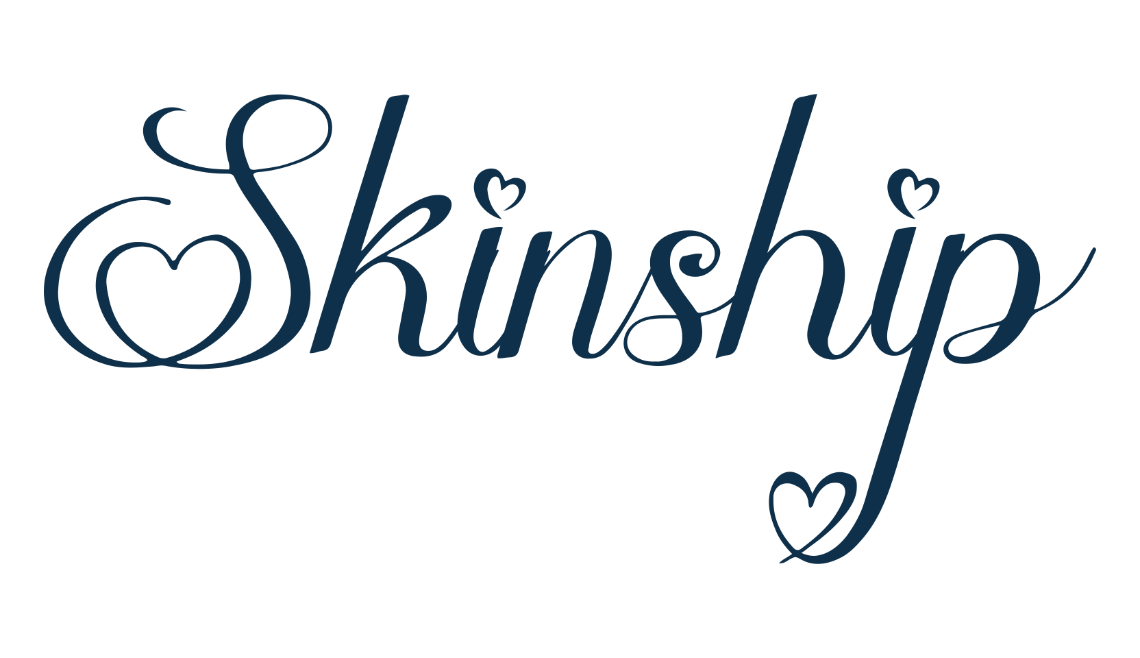 Skinship, fancy decorative font preview