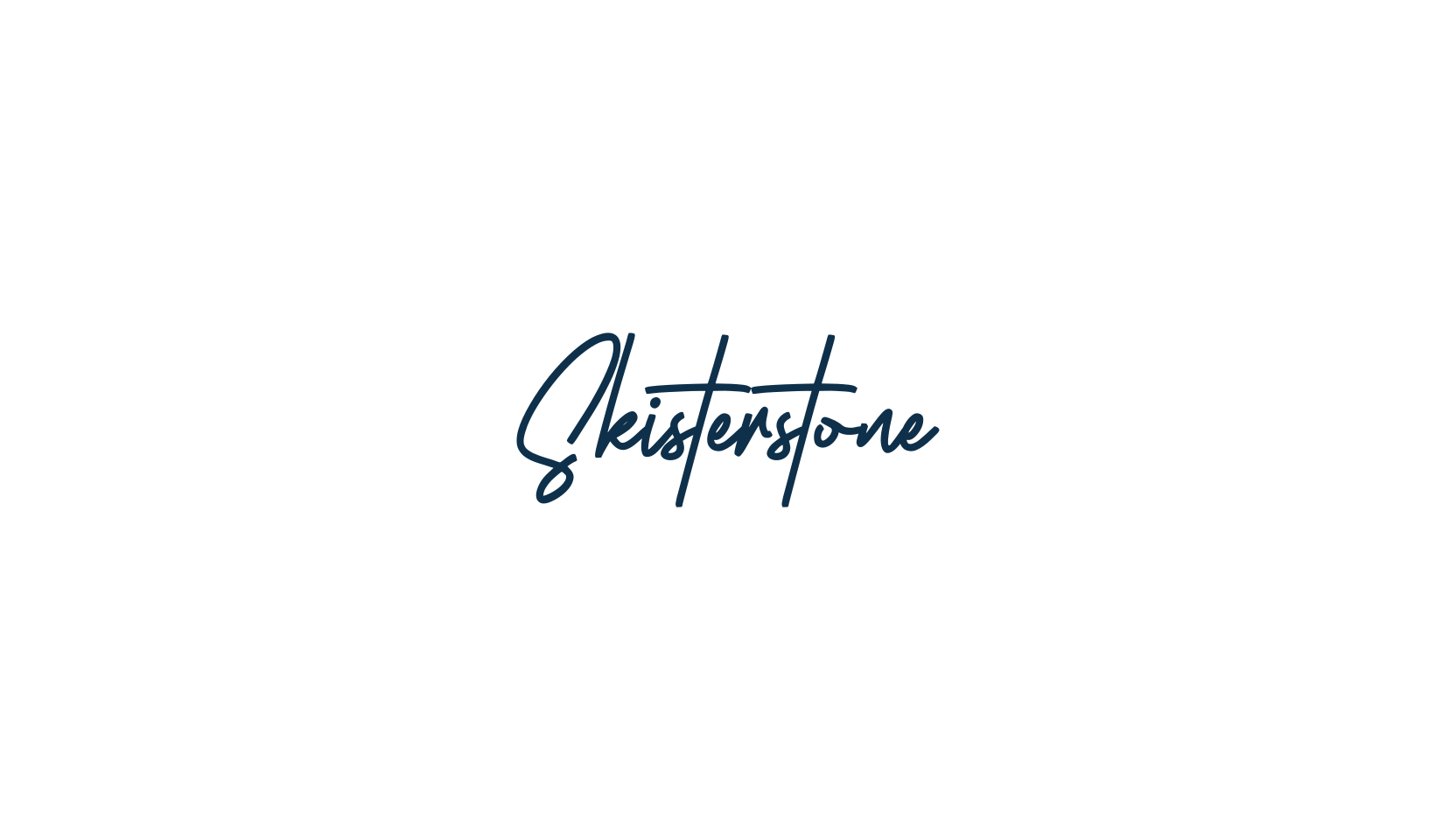 Skisterstone, script handwritten fancy decorative calligraphy font preview