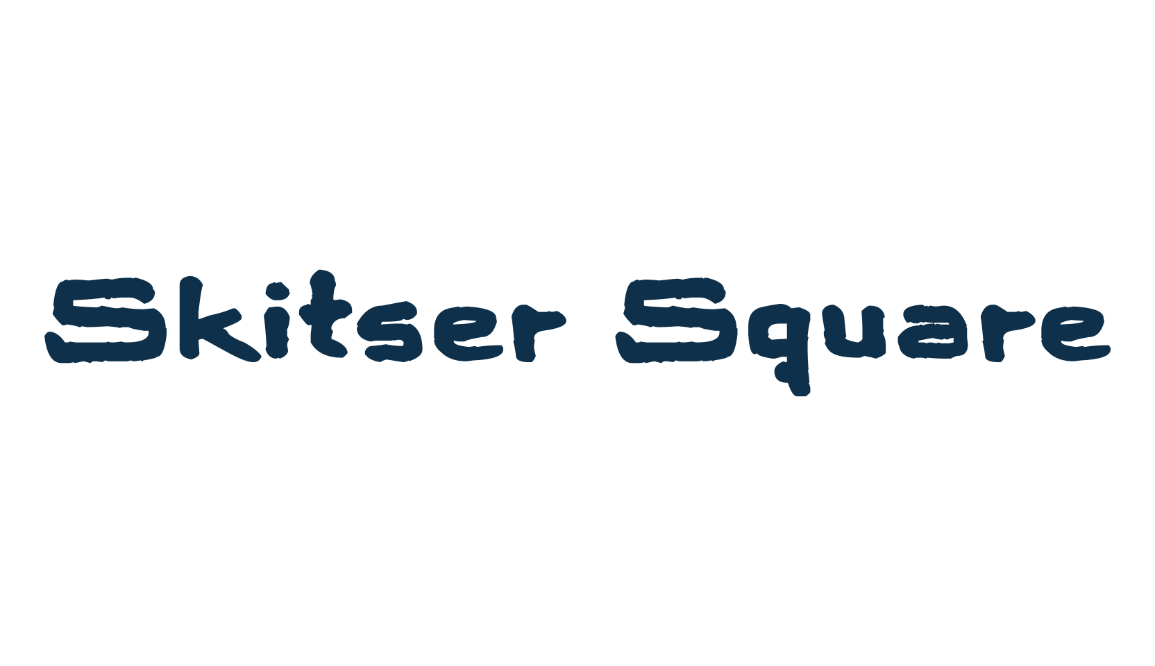 Skitser Square, various font preview