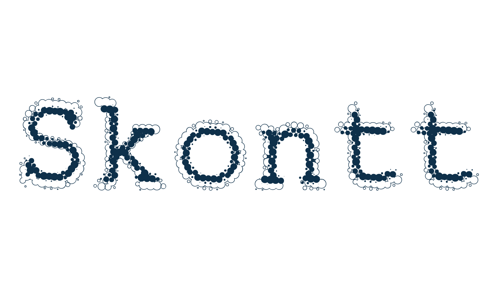 Skontt, fancy various decorative font preview