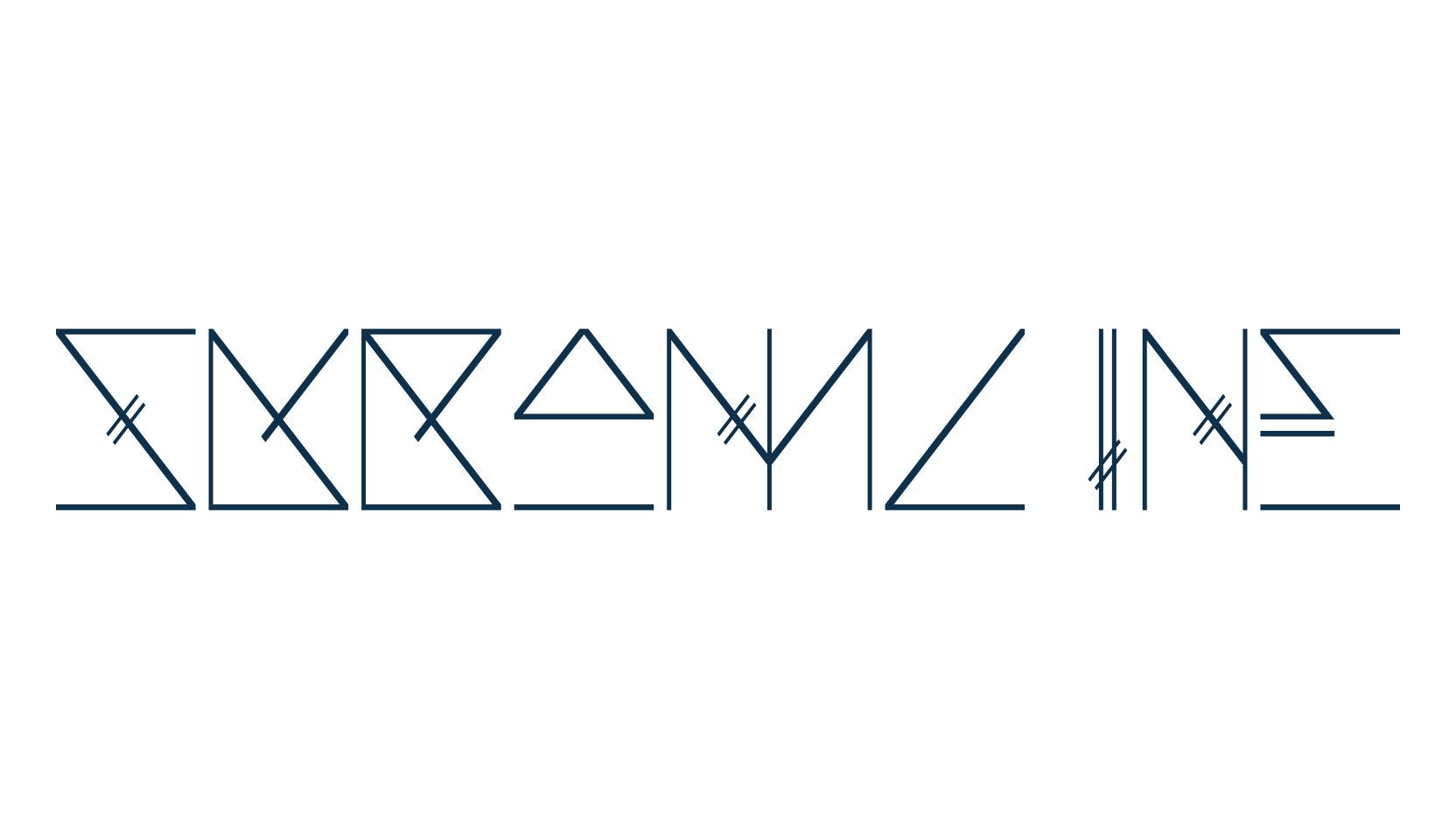 Skramline, various font preview
