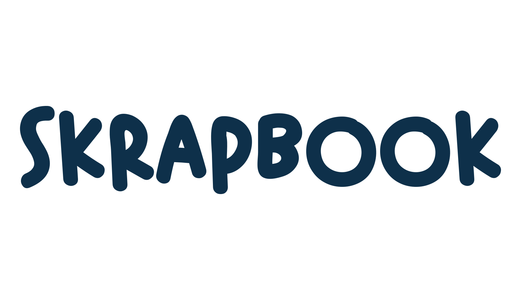 Skrapbook, cartoon font preview