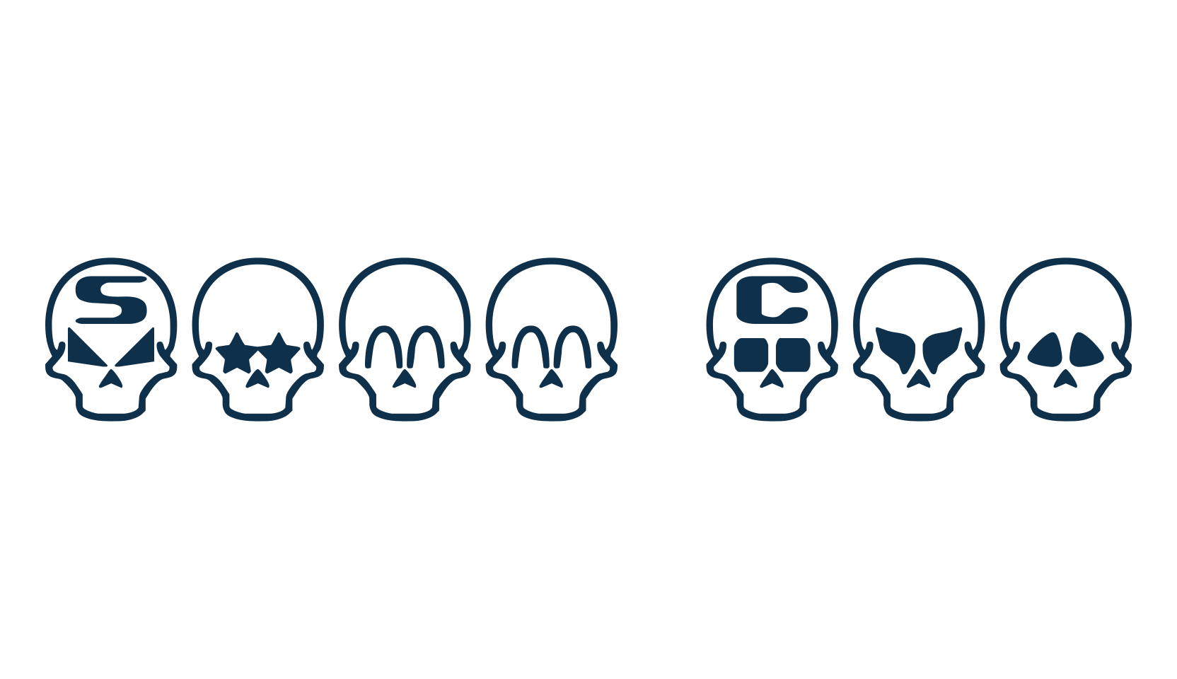 Skull Capz, display market font preview