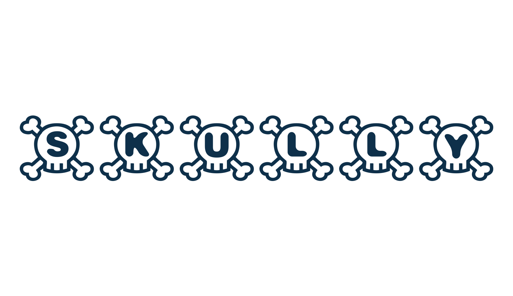 Skully, fancy decorative font preview