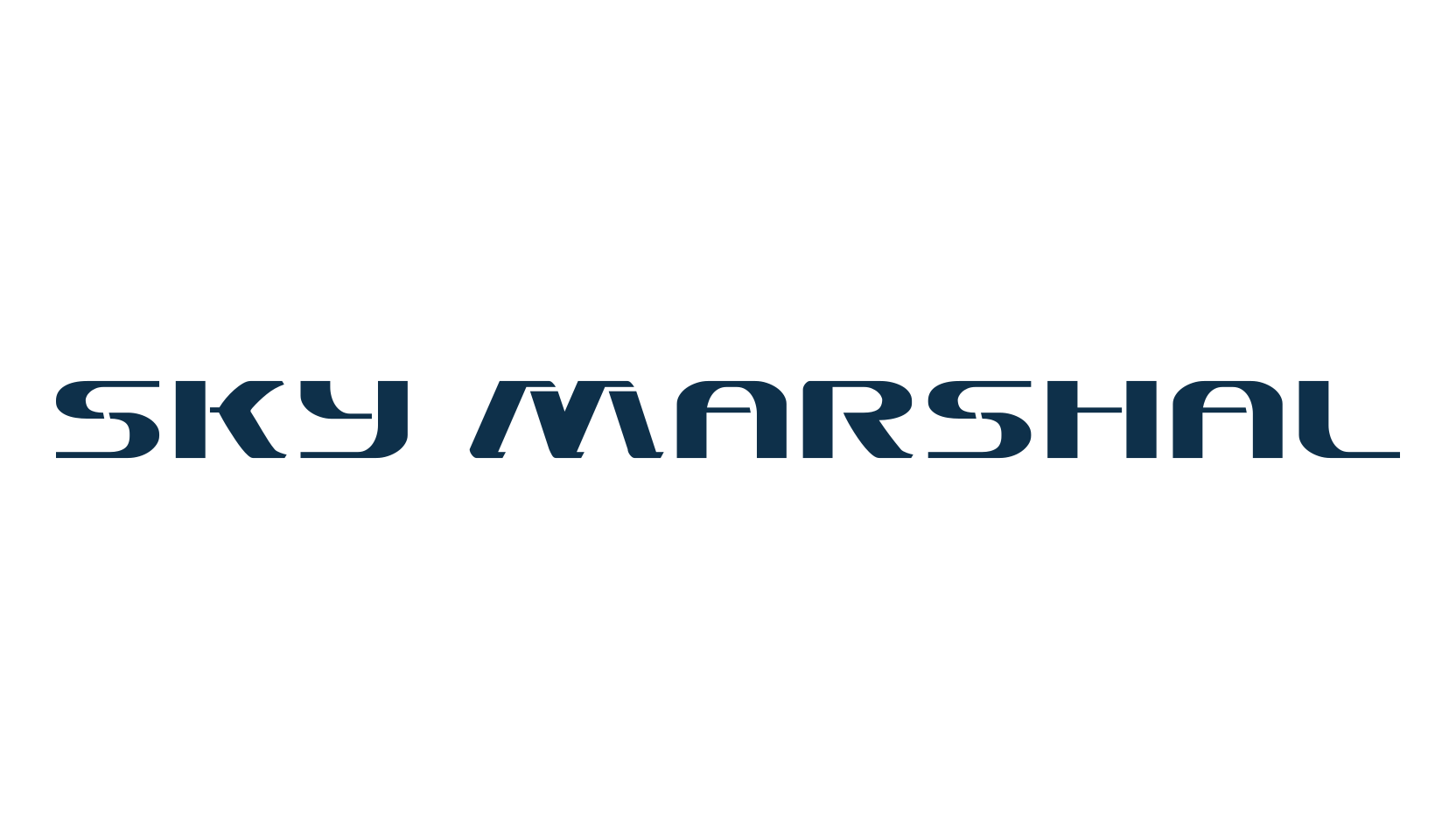Sky Marshal, sci-fi font preview