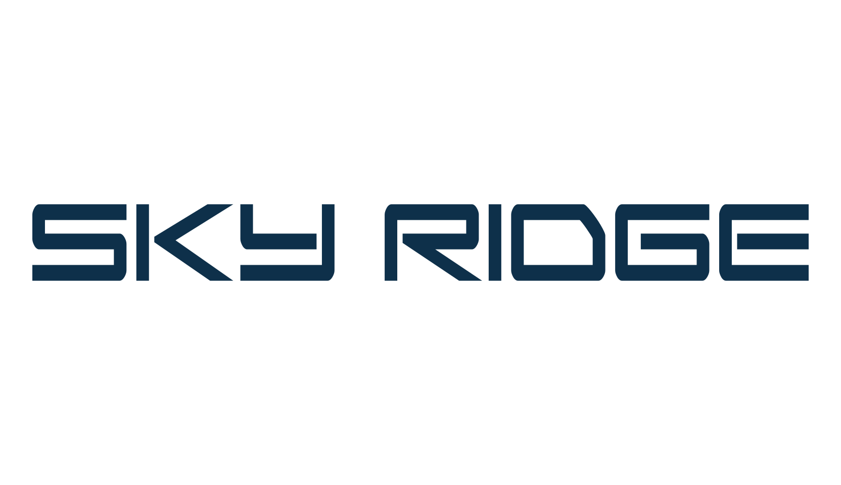 Sky Ridge, sci-fi font preview