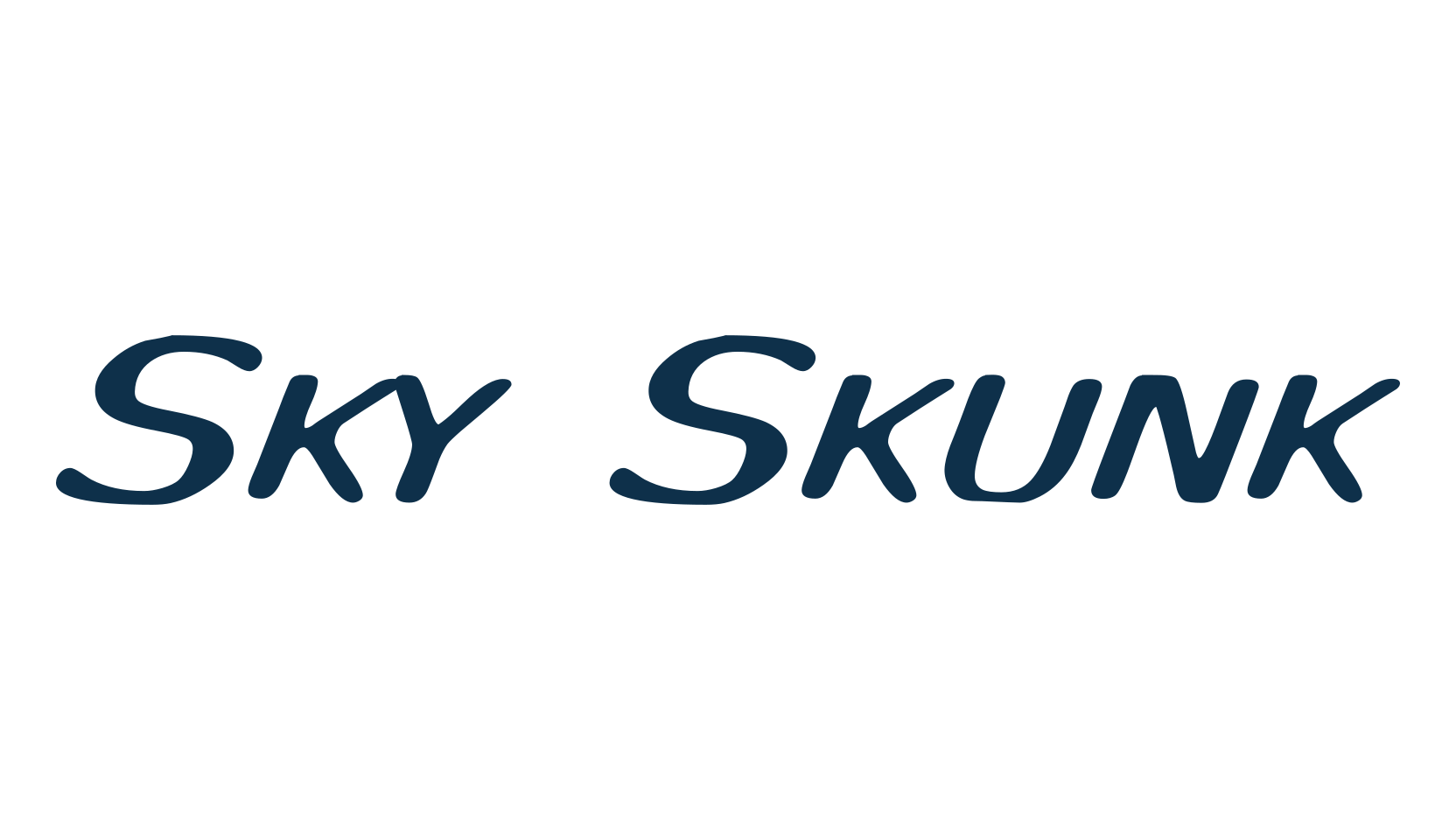Sky Skunk, fancy various decorative font preview