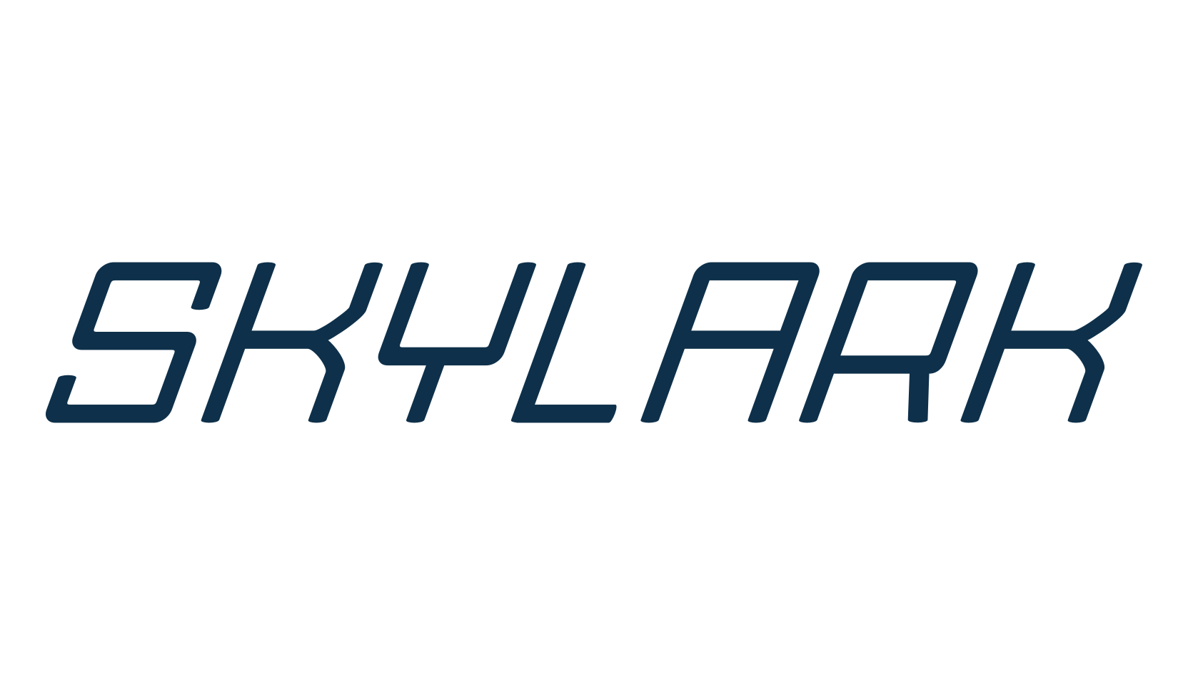 Skylark, fancy various techno sci-fi font preview