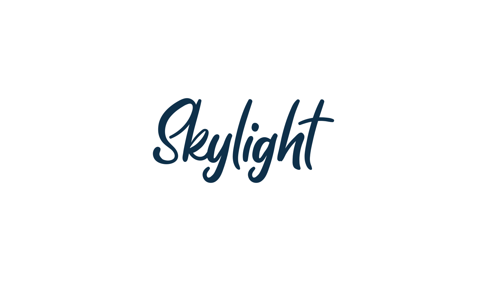 Skylight, handwriting font preview