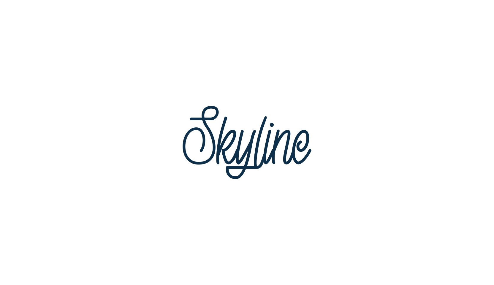 Skyline (skyline-3), fancy decorative font preview