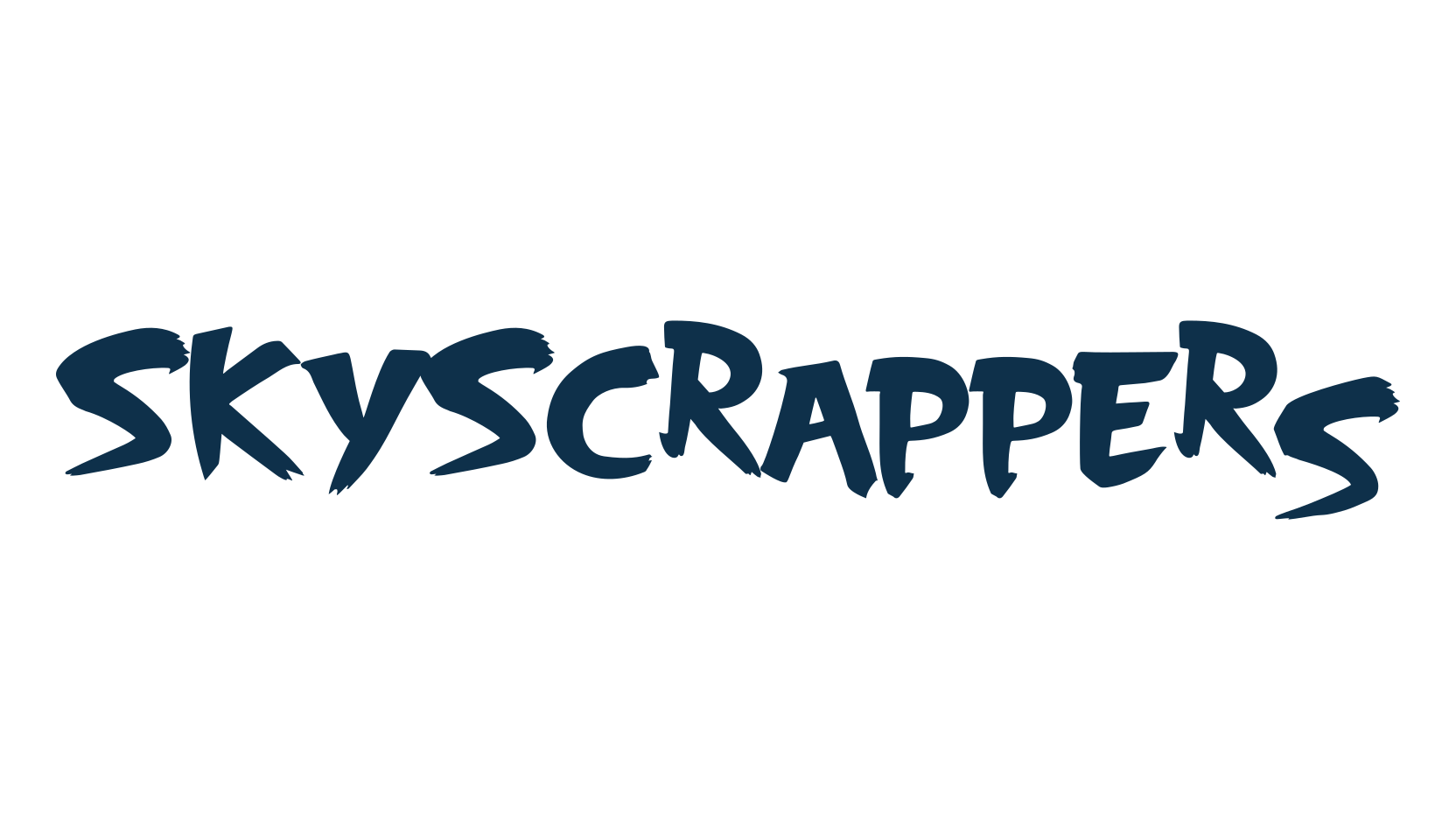SkyScrappers, script brush fancy decorative calligraphy font preview