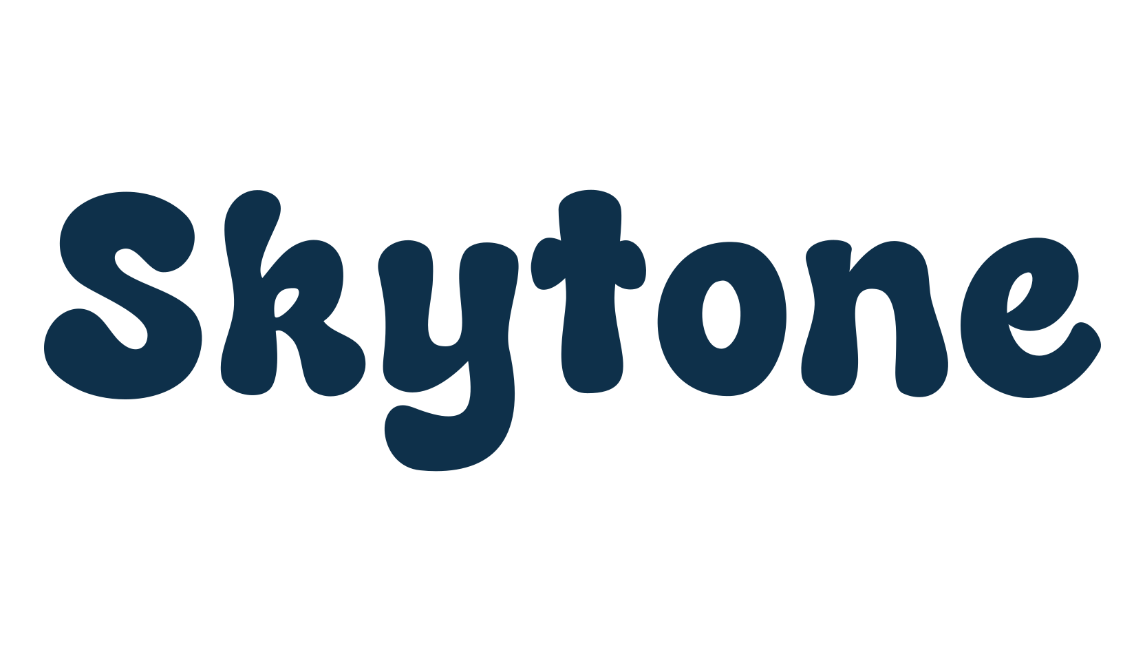 Skytone, fancy cartoon decorative font preview