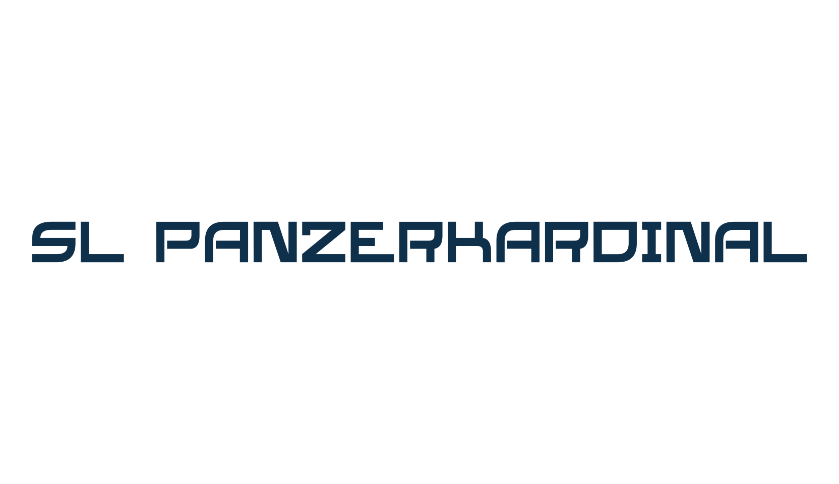 SL Panzerkardinal, fancy various techno sci-fi font preview