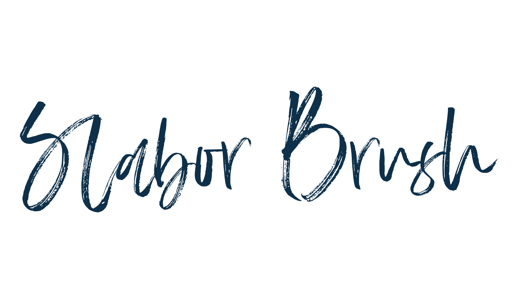 Slabor Brush, script brush fancy decorative calligraphy font preview