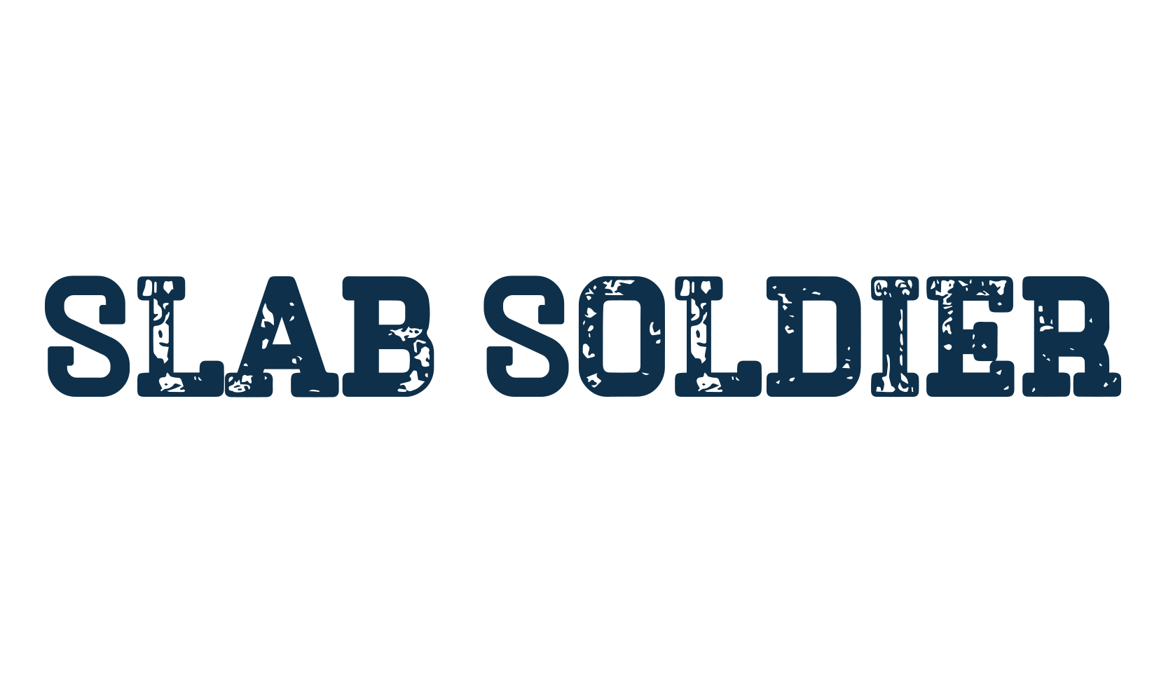 Slab Soldier, serif font preview