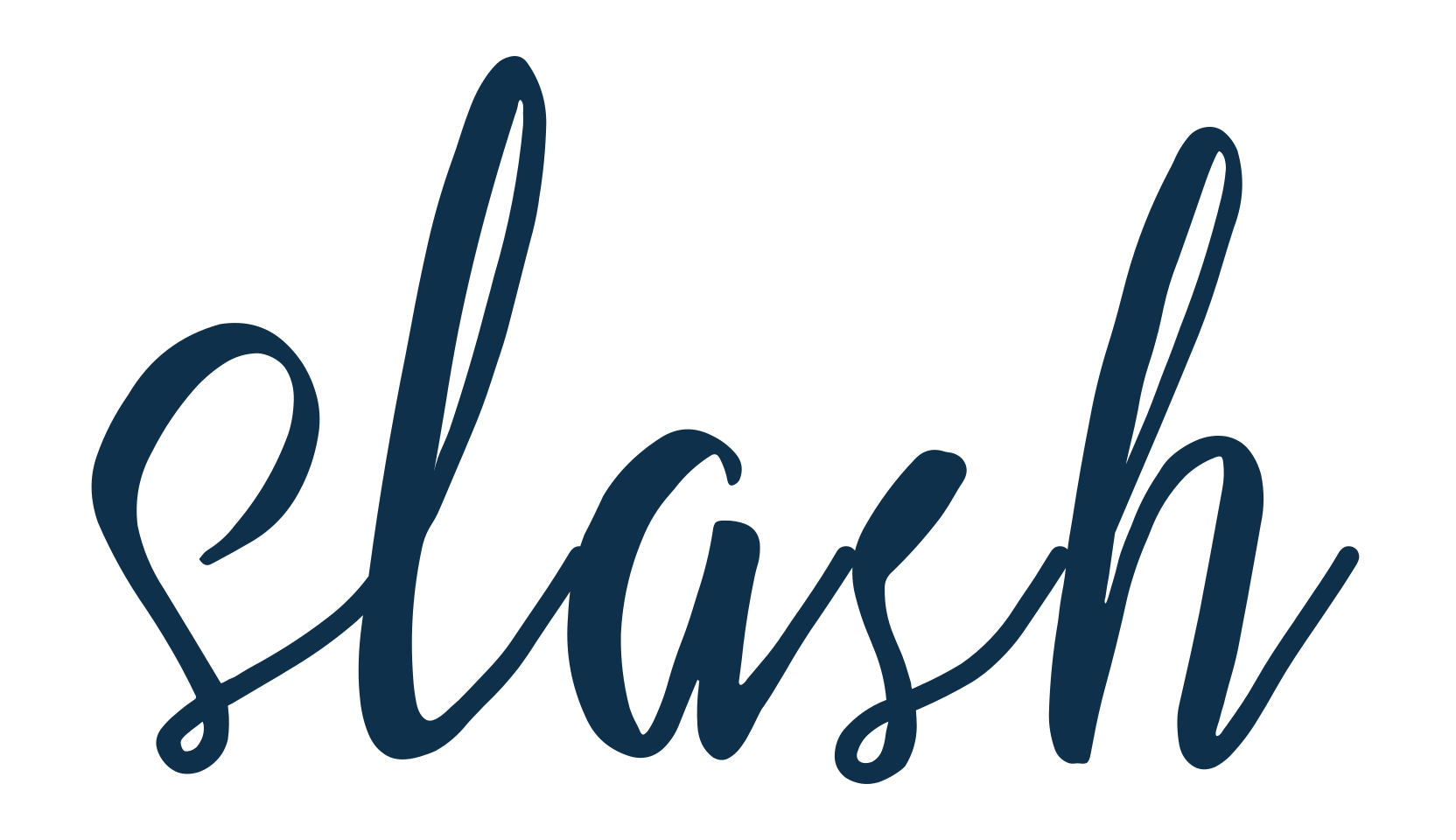 Slash, script brush fancy decorative calligraphy font preview