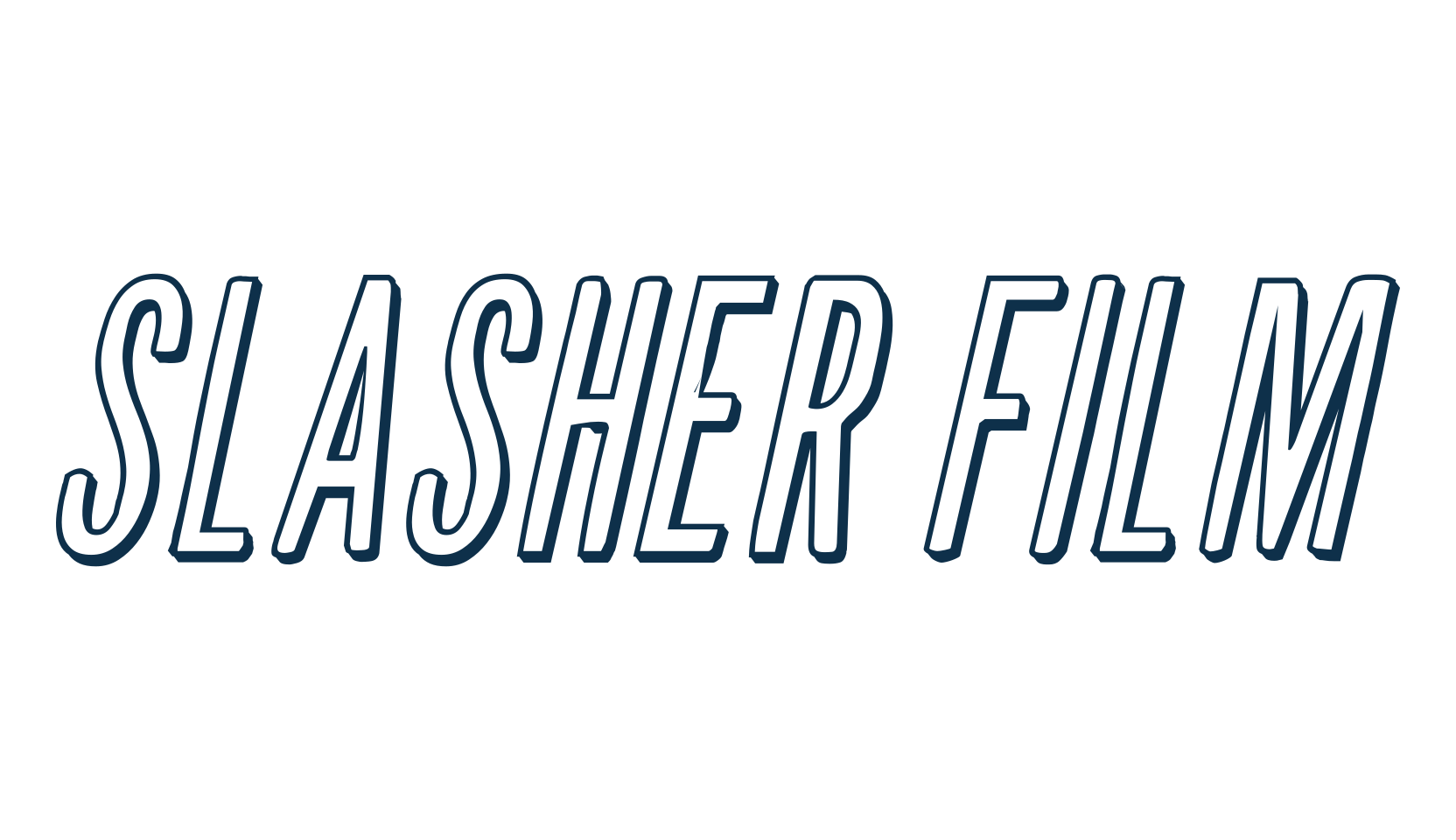 Slasher Film, fancy various decorative font preview