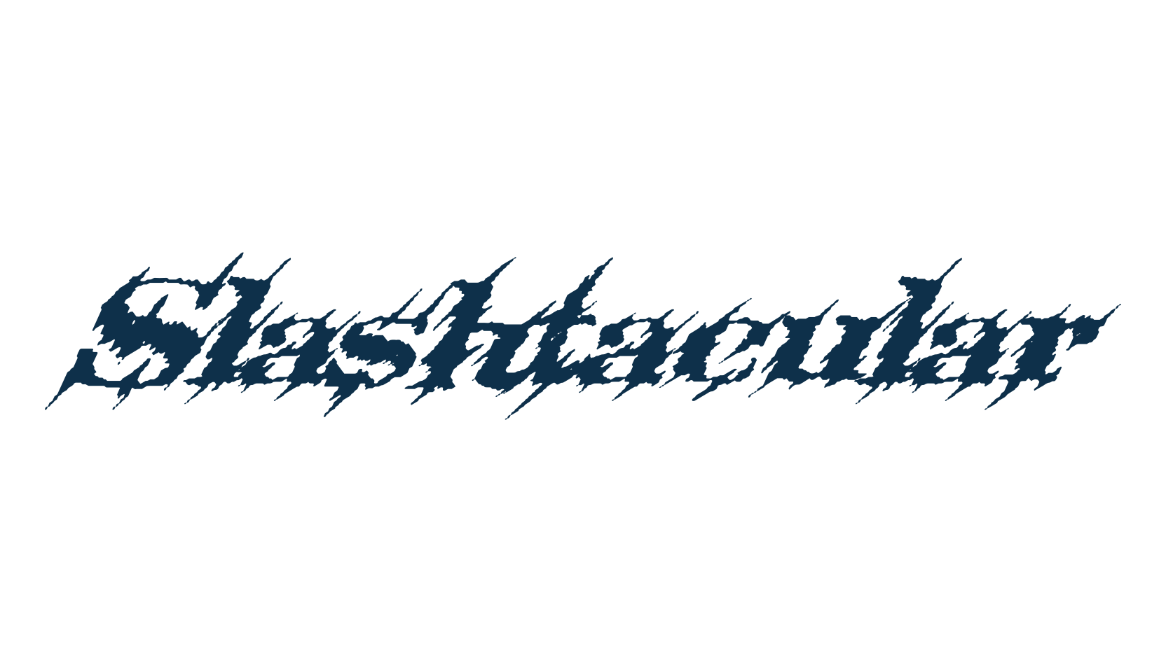 Slashtacular, halloween font preview
