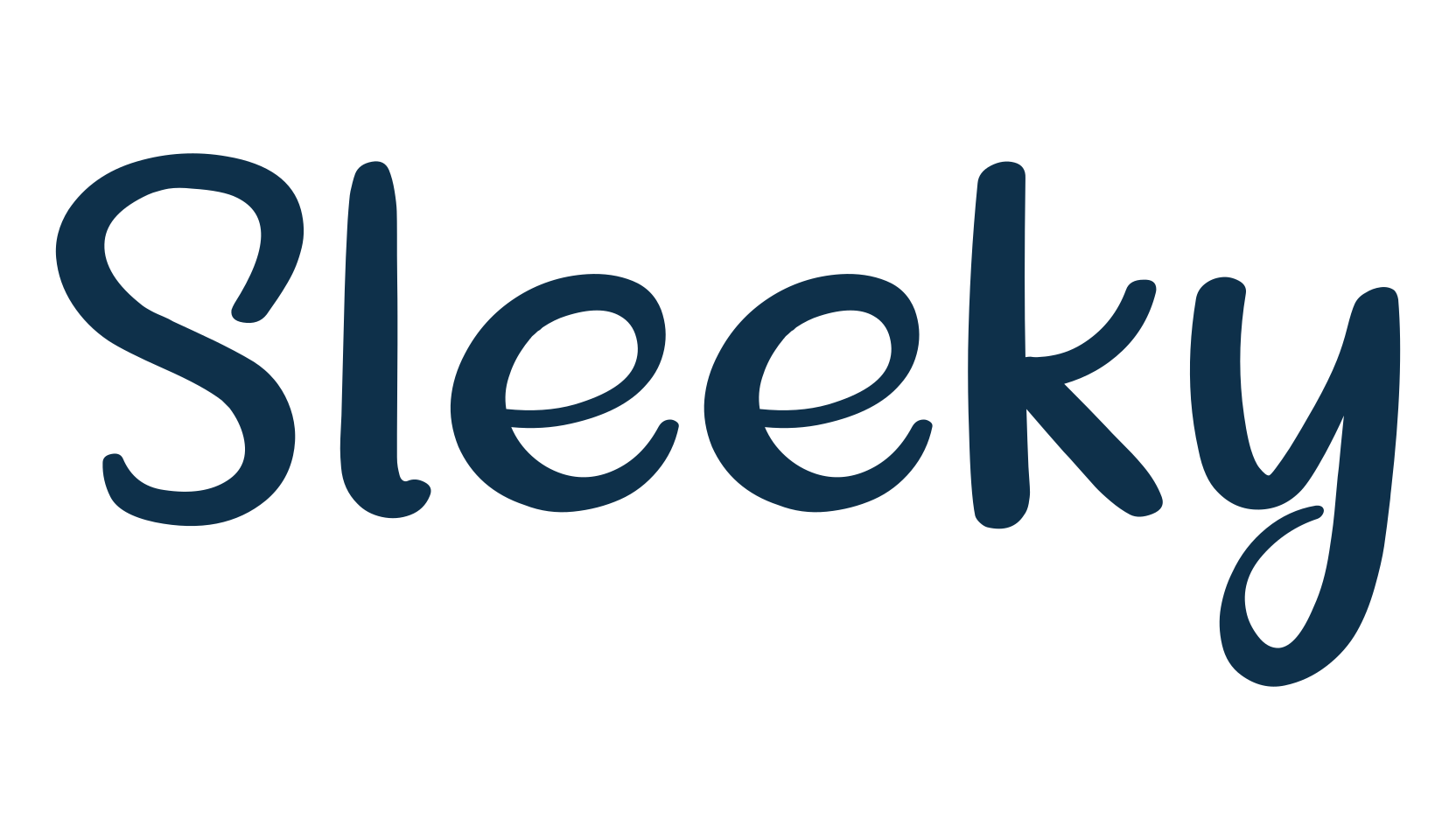 Sleeky, display market font preview