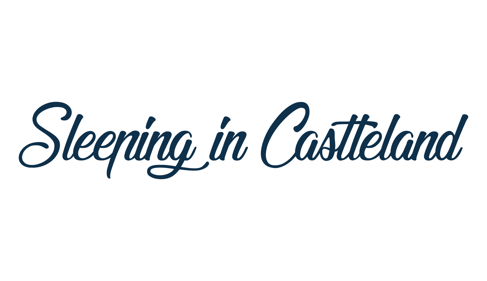 Sleeping in Castleland, fancy various decorative script calligraphy font preview