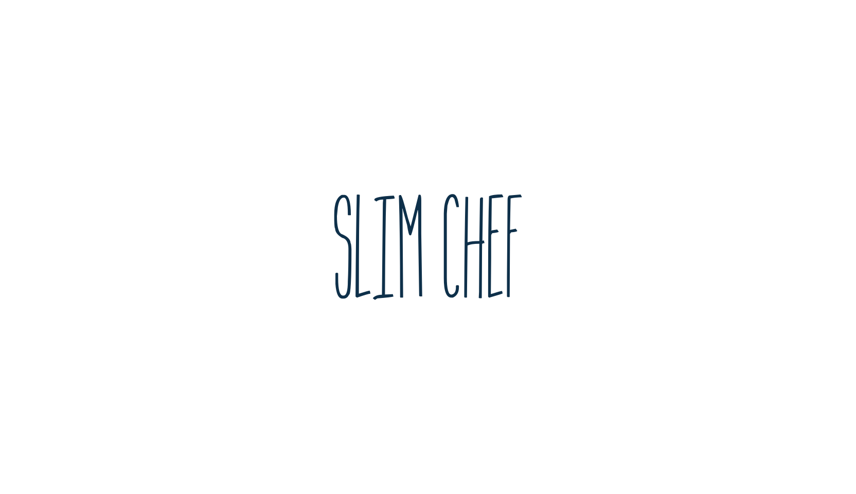 Slim Chef, script handwritten fancy decorative calligraphy font preview