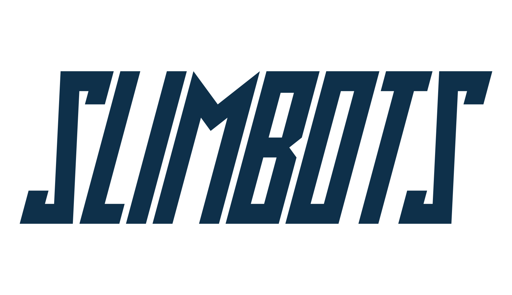 Slimbots, techno sci-fi font preview