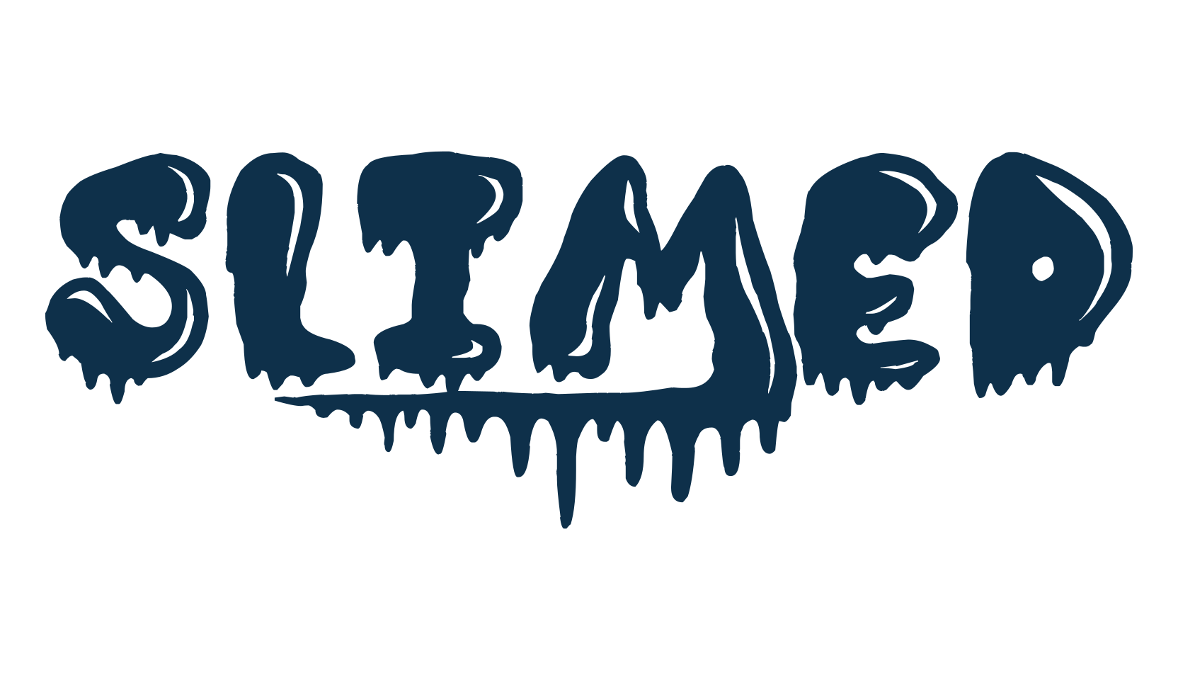 Slimed, fancy cartoon decorative font preview