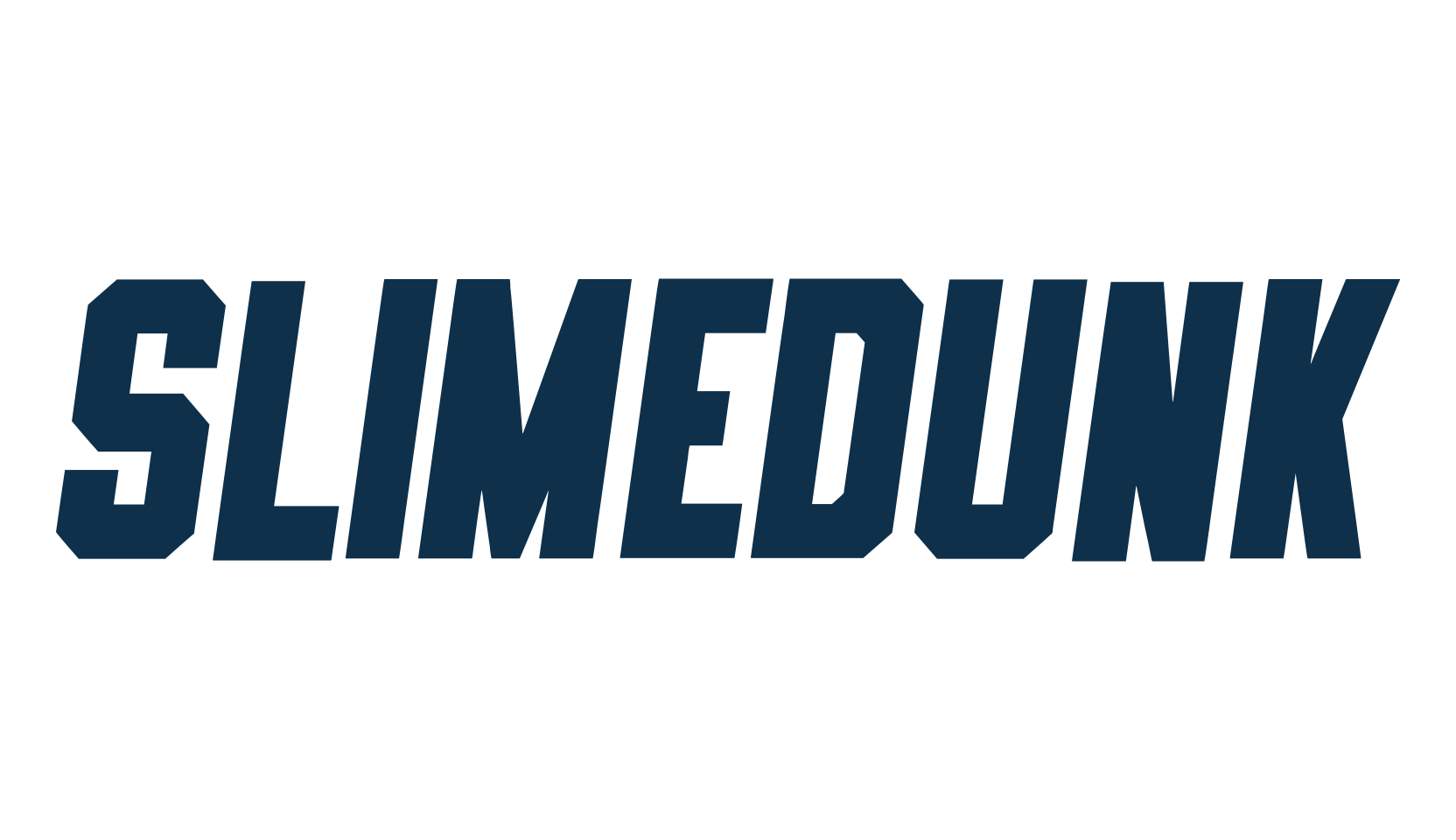 Slimedunk, basic sans serif font preview