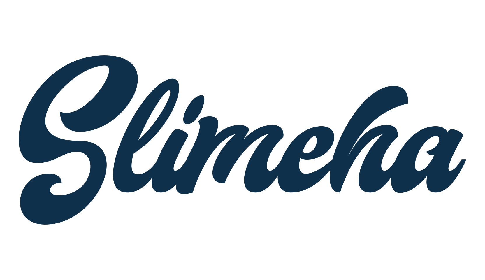 Slimeha, fancy old school decorative script calligraphy font preview