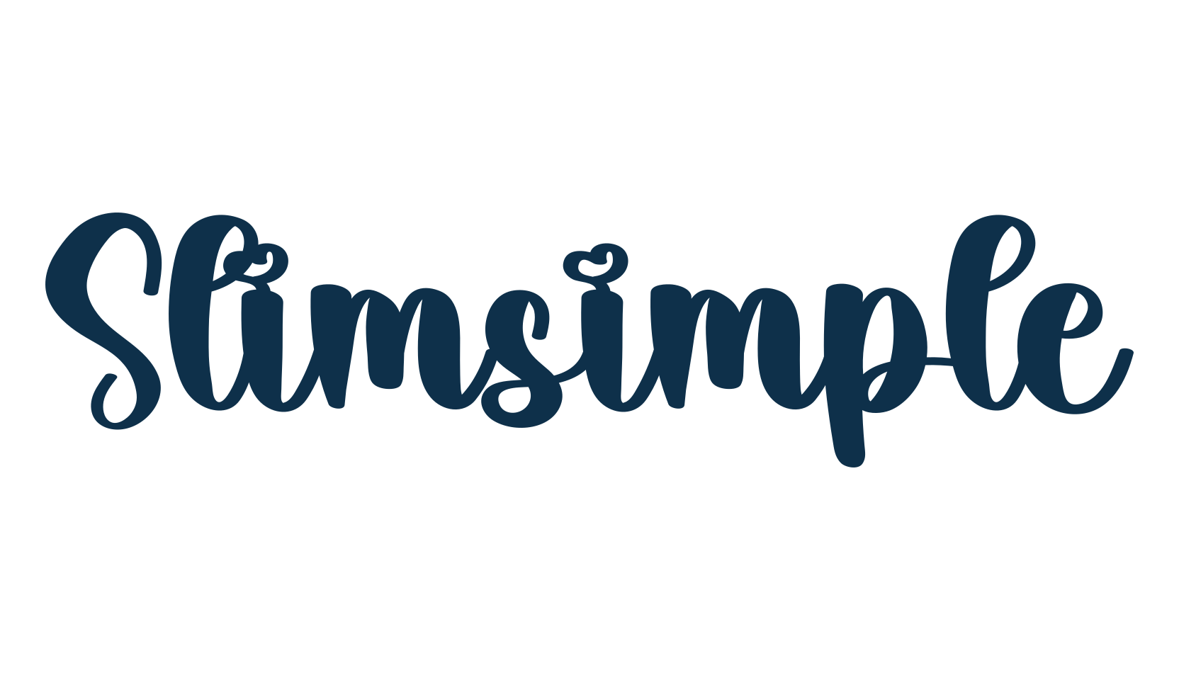 Slimsimple, fancy decorative font preview