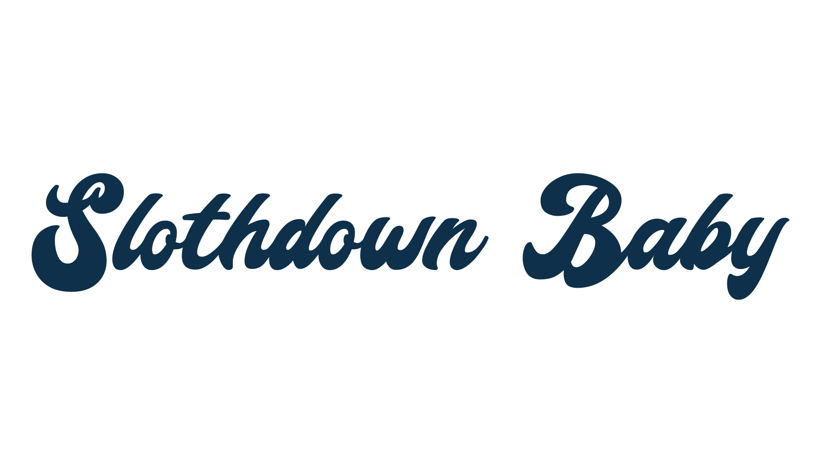 Slothdown Baby, fancy old school decorative script calligraphy font preview