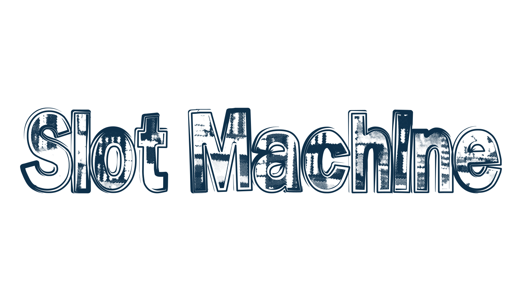 Slot Machine, decorative font preview
