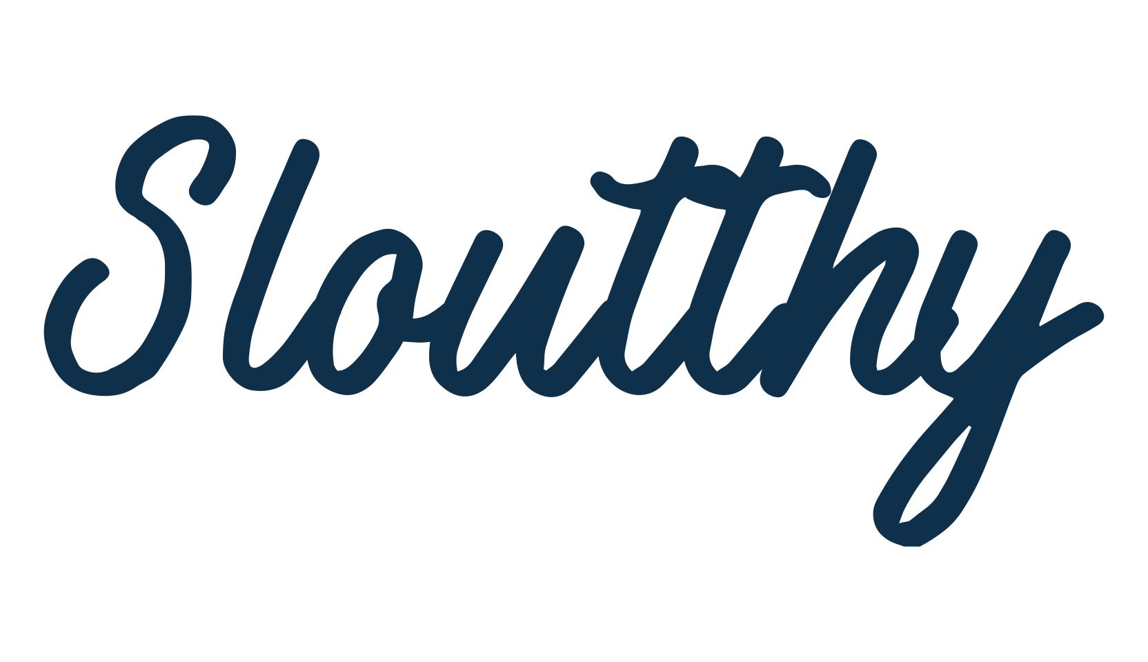 Sloutthy, script handwritten fancy decorative calligraphy font preview