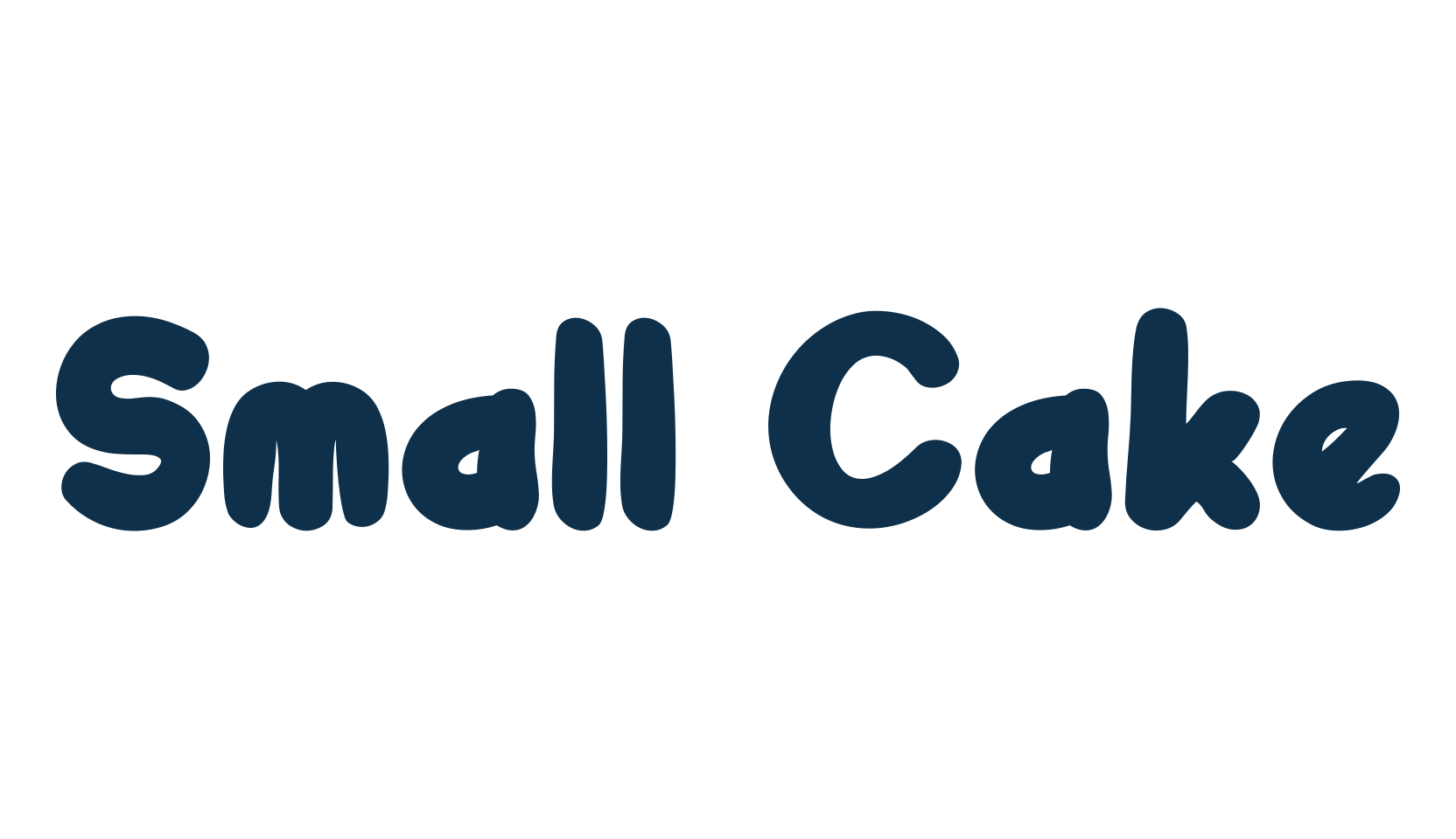 Small Cake (small-cake), handwriting font preview