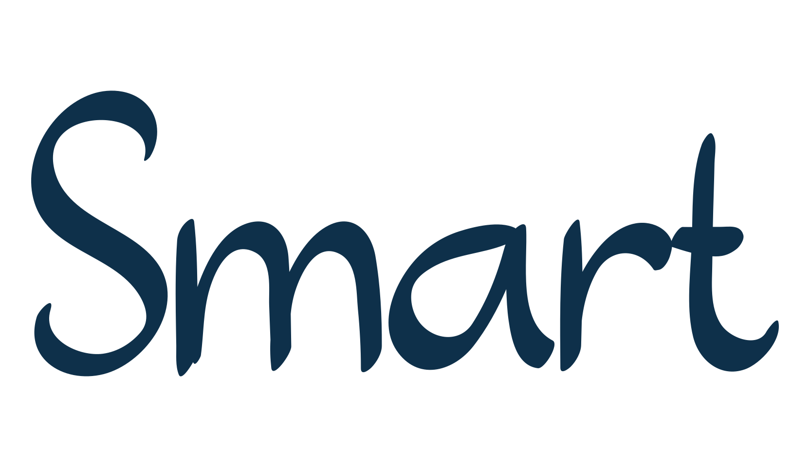 Smart, handwriting font preview