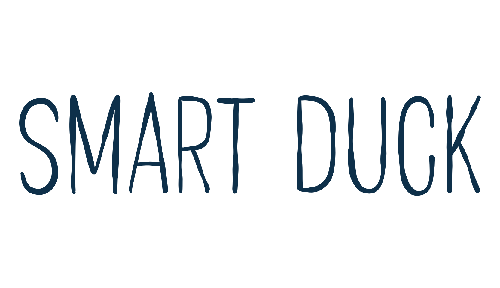 Smart Duck, handwriting font preview