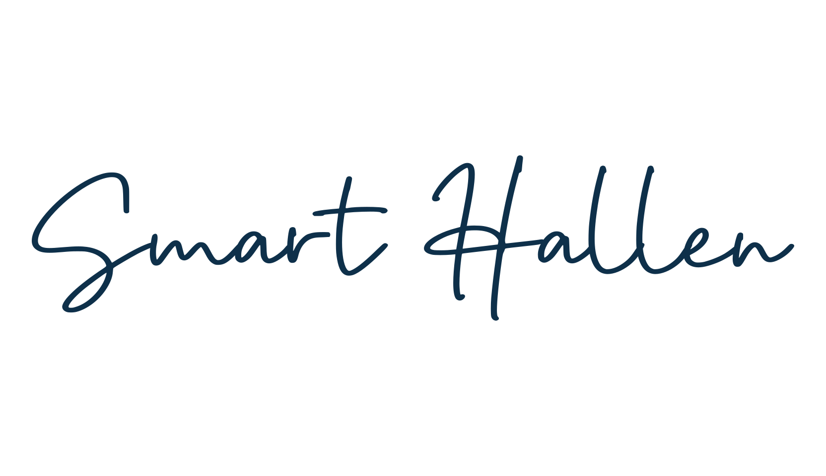 Smart Hallen, script handwritten fancy decorative calligraphy font preview