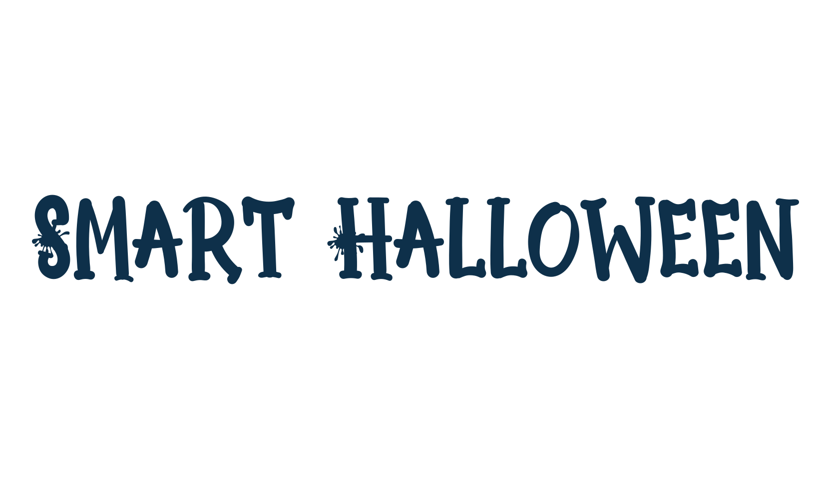 Smart Halloween, fancy decorative font preview