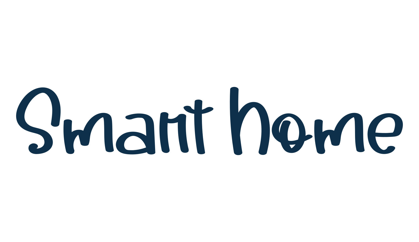 Smart Home, handwriting font preview