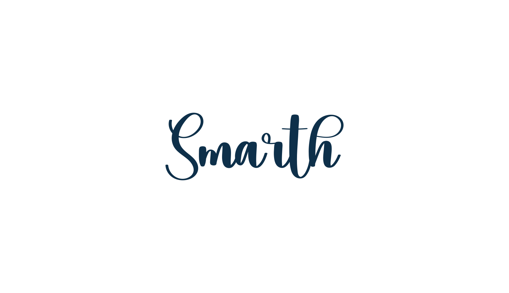 Smarth, fancy various decorative script calligraphy font preview