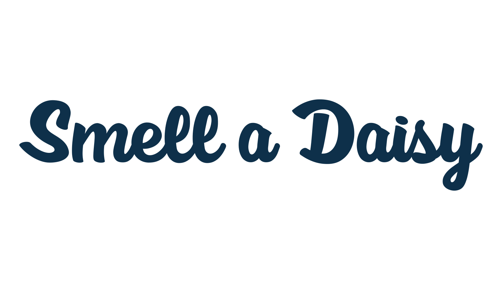 Smell a Daisy, fancy decorative font preview