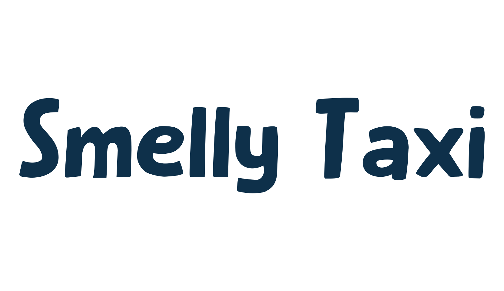 Smelly Taxi, fancy cartoon decorative font preview